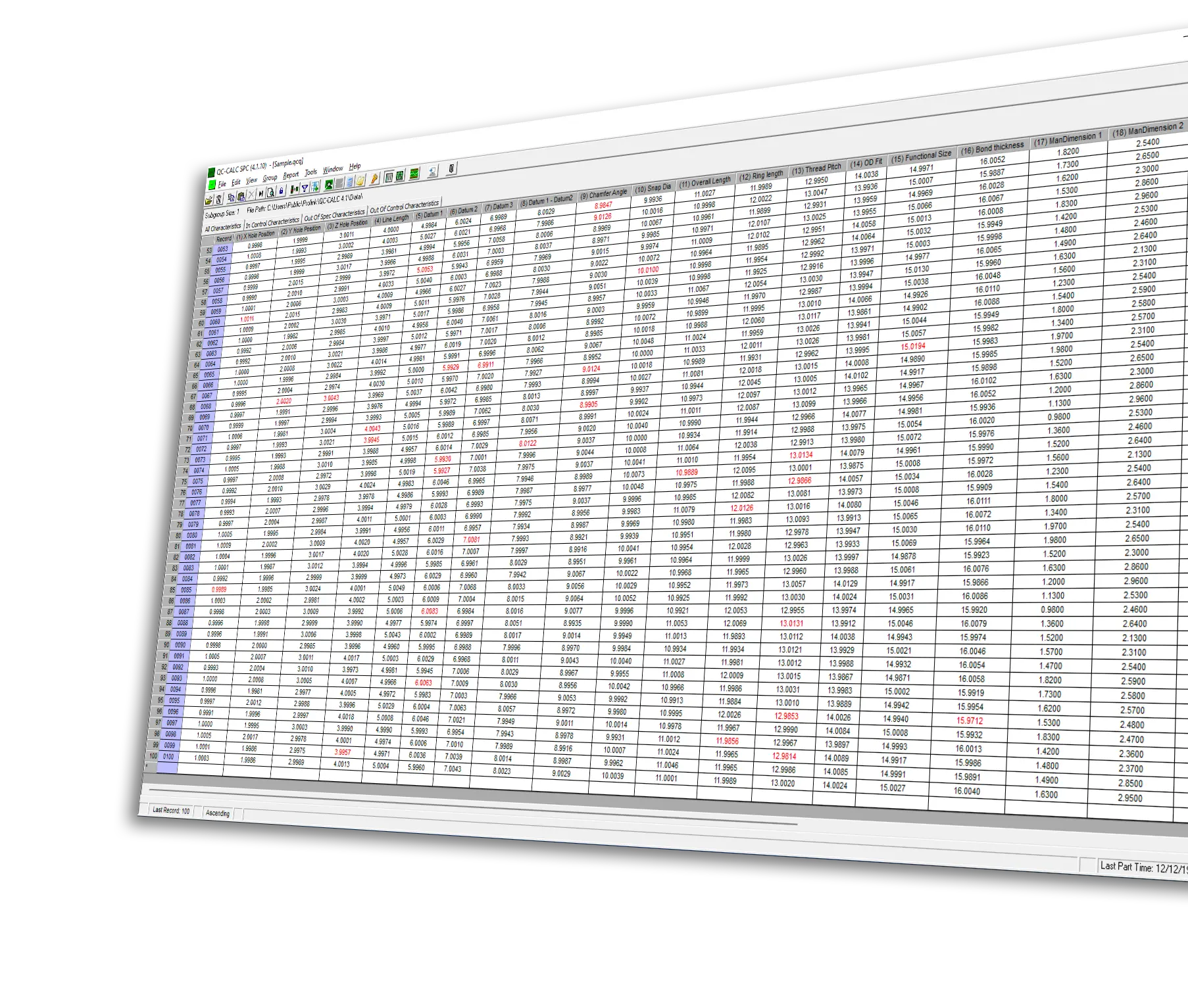 Prolink SPC software shown on screen