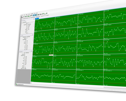 SPC software shown on a screen